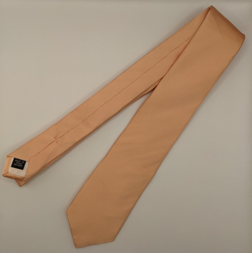 Pronto Uomo - Solid Peach Color Men's Neck Tie